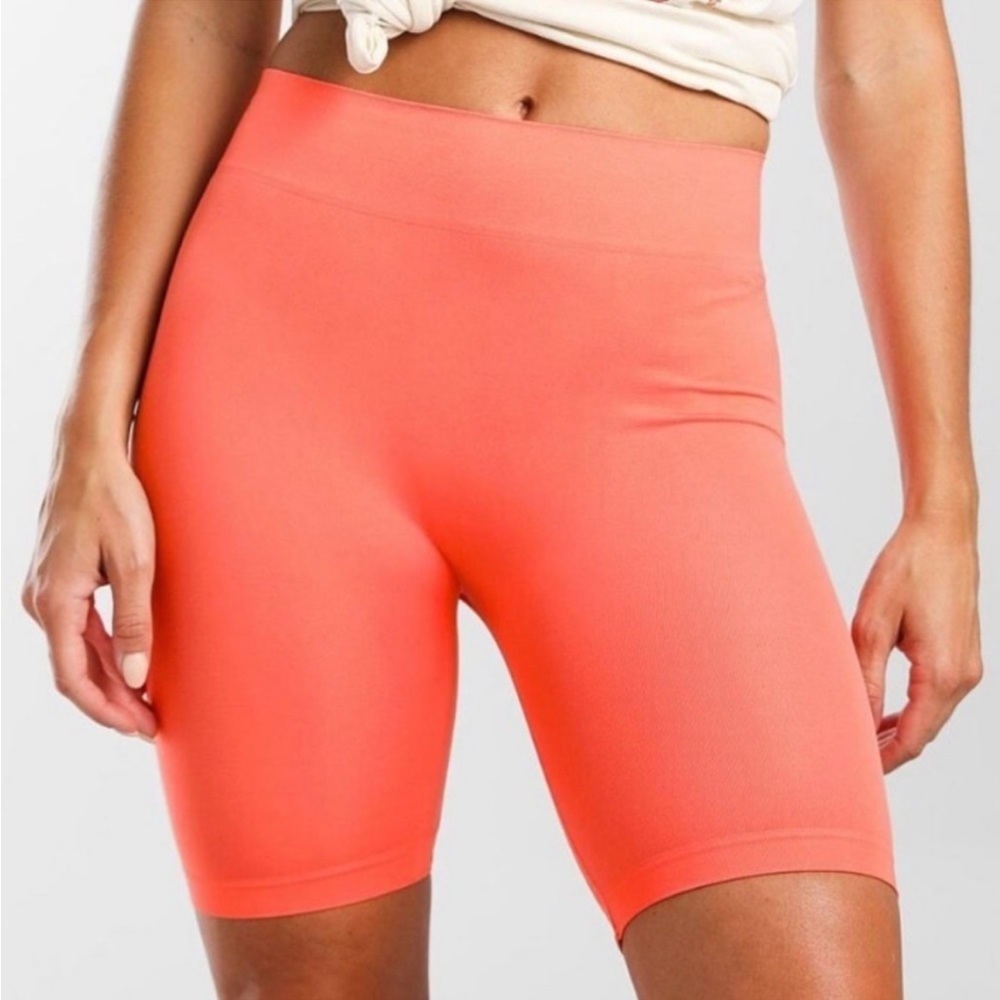 Free People Women's Seamless Bike Shorts Nwt
